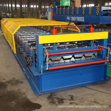 China mobile house IBR roof panel steel metal sheet roll forming machine